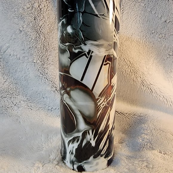 Biker Shield 20oz Skinny Tumbler - Picture 1 of 3